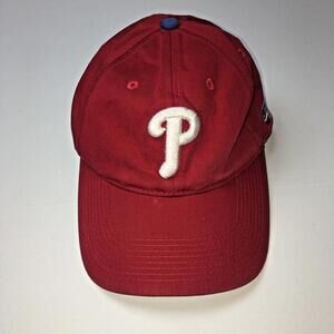Philadelphia Phillies Baseball Cap Red Adjustable